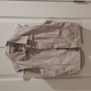 Vintage Bongo Original Khakis Vest Brown Khaki Outerwear Vest NEW size M 2000s